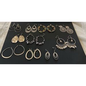 Fashion Earring Lot - 10 Pairs